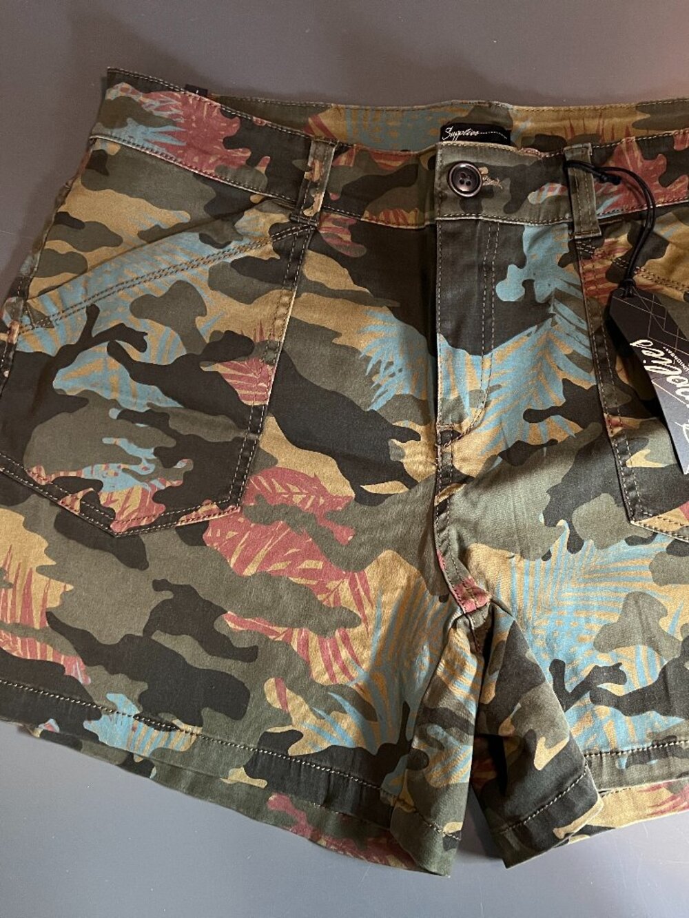 Union Bay - Alix 5" Stretch Short - Palm Leaf Camo - 16
